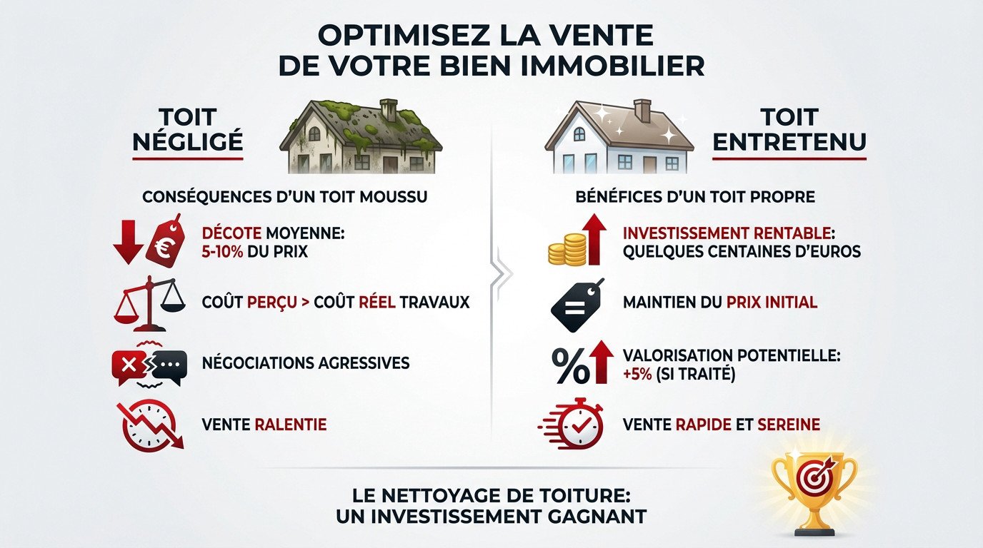 Maison avec toiture rénovée augmentant sa valeur immobilière